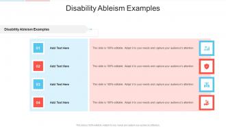 Disability Ableism Examples In Powerpoint And Google Slides Cpb