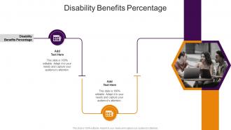 Disability Benefits Percentage In Powerpoint And Google Slides Cpb
