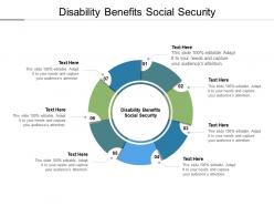 Disability benefits social security ppt powerpoint presentation layouts design templates cpb