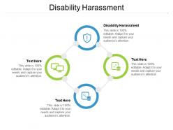 Disability harassment ppt powerpoint presentation model format cpb Disability harassment ppt powerpoint presentation model format cpb
