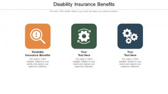 Disability insurance benefits ppt powerpoint presentation outline pictures cpb