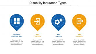 Disability Insurance Types Ppt Powerpoint Presentation Gallery Professional Cpb