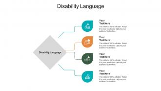 Disability language ppt powerpoint presentation summary files cpb