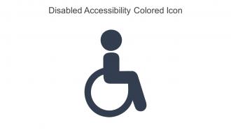 Disabled Accessibility Colored Icon In Powerpoint Pptx Png And Editable Eps Format