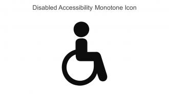 Disabled Accessibility Monotone Icon In Powerpoint Pptx Png And Editable Eps Format