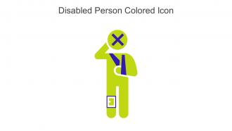 Disabled Person Colored Icon In Powerpoint Pptx Png And Editable Eps Format
