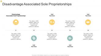 Disadvantage Associated Sole Proprietorships In Powerpoint And Google Slides Cpb