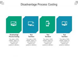 Disadvantage process costing ppt powerpoint presentation professional shapes cpb