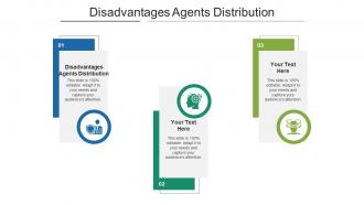 Disadvantages agents distribution ppt powerpoint presentation slides microsoft cpb