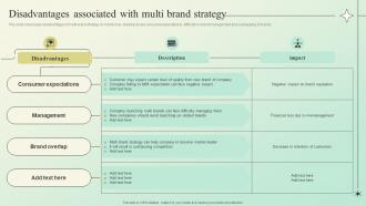 Disadvantages Associated With Multi Brand Strategy Building A Brand Identity For Companies