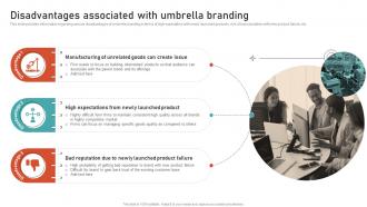 Disadvantages Associated With Umbrella Branding Leveraging Brand Equity For Product