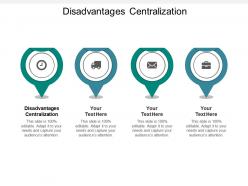 Disadvantages centralization ppt powerpoint presentation inspiration slide download cpb