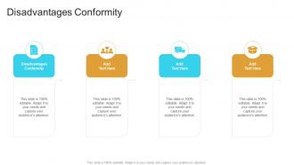 Disadvantages Conformity In Powerpoint And Google Slides Cpb
