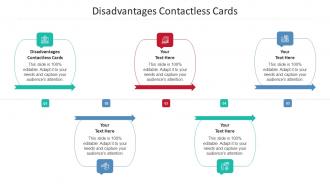 Disadvantages Contactless Cards Ppt Powerpoint Presentation Infographic Template Portrait Cpb
