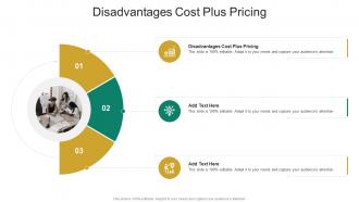 Disadvantages Cost Plus Pricing In Powerpoint And Google Slides Cpb