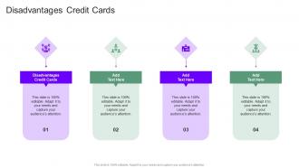Disadvantages Credit Cards In Powerpoint And Google Slides Cpb