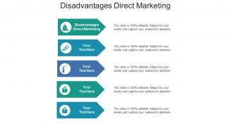 Disadvantages direct marketing ppt powerpoint presentation outline samples cpb