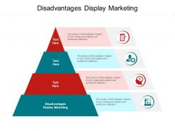 Disadvantages display marketing ppt powerpoint presentation file templates cpb