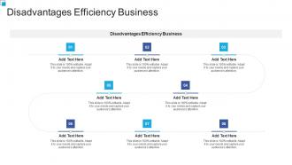 Disadvantages Efficiency Business In Powerpoint And Google Slides Cpb