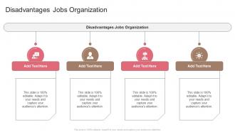 Disadvantages Jobs Organization In Powerpoint And Google Slides Cpb