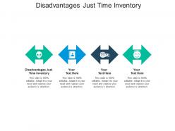 Disadvantages just time inventory ppt powerpoint presentation ideas example file cpb