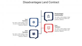 Disadvantages land contract ppt powerpoint presentation outline skills cpb