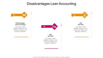 Disadvantages Lean Accounting In Powerpoint And Google Slides Cpb