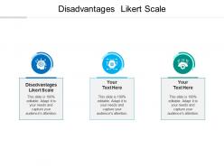 Disadvantages likert scale ppt powerpoint presentation outline slide download cpb