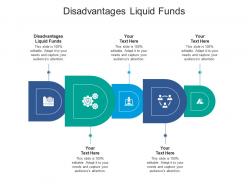 Disadvantages liquid funds ppt powerpoint presentation gallery sample cpb