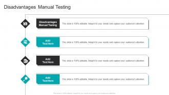 Disadvantages Manual Testing In Powerpoint And Google Slides Cpb