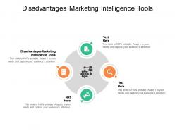 Disadvantages marketing intelligence tools ppt powerpoint presentation model guide cpb