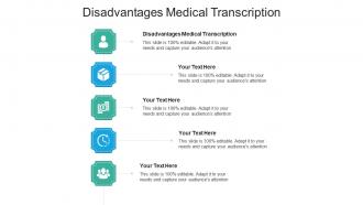 Disadvantages medical transcription ppt powerpoint presentation styles inspiration cpb