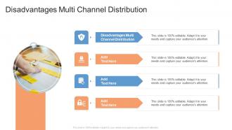 Disadvantages Multi Channel Distribution In Powerpoint And Google Slides Cpb