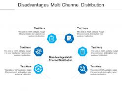 Disadvantages multi channel distribution ppt powerpoint presentation slides samples cpb