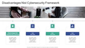 Disadvantages NIST Cybersecurity Framework In Powerpoint And Google Slides Cpb