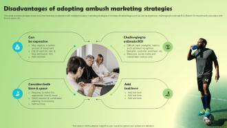Disadvantages Of Adopting Ambush Marketing Strategies Ambushing Competitors MKT SS V