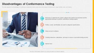 Disadvantages Of Conformance Testing Ppt Themes