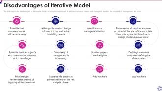 Disadvantages Of Iterative Model Software Development Life Cycle It