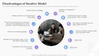 Disadvantages Of Iterative Model Software Development Process Ppt Pictures