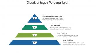 Disadvantages personal loan ppt powerpoint presentation file ideas cpb