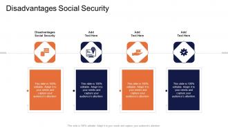 Disadvantages Social Security In Powerpoint And Google Slides Cpb