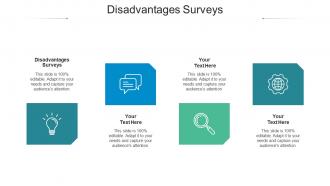 Disadvantages Surveys Ppt Powerpoint Presentation Pictures Show Cpb