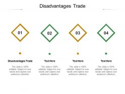 Disadvantages trade ppt powerpoint presentation gallery images cpb