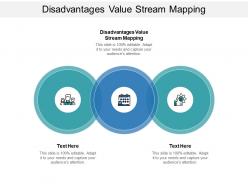 Disadvantages value stream mapping ppt powerpoint presentation infographics display cpb