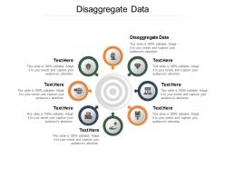 Disaggregate data ppt powerpoint presentation infographics background image cpb