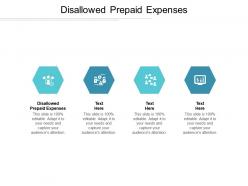 Disallowed prepaid expenses ppt powerpoint presentation background image cpb