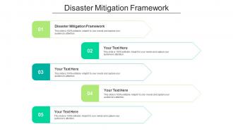 Disaster mitigation framework ppt powerpoint presentation outline good cpb