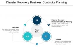 Disaster recovery business continuity planning ppt powerpoint presentation outline cpb