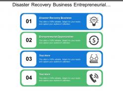 Disaster recovery business entrepreneurial opportunities business acquisition closing selling