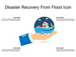 Disaster Recovery From Flood Icon